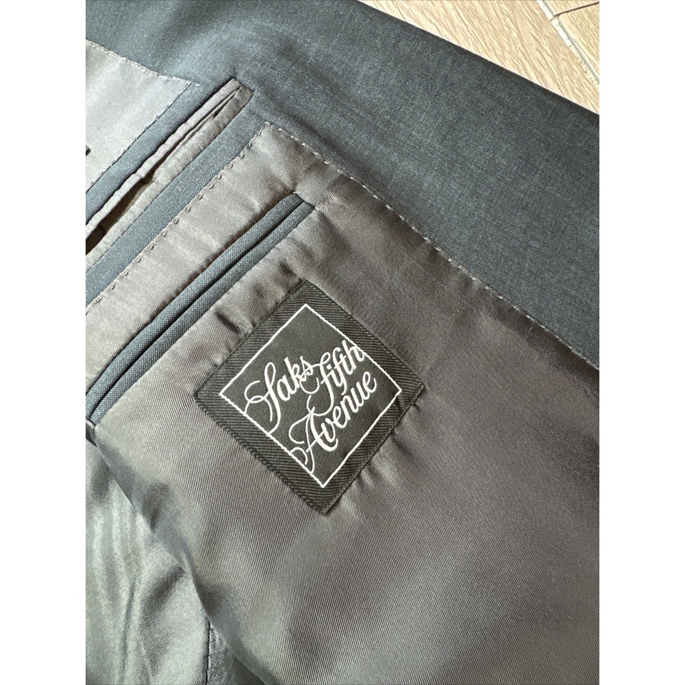 Zegna X Saks "Mila" Travel Blazer Sport Coat Size 44L Unique Color Slim Fit NEW! - Picture 6 of 12